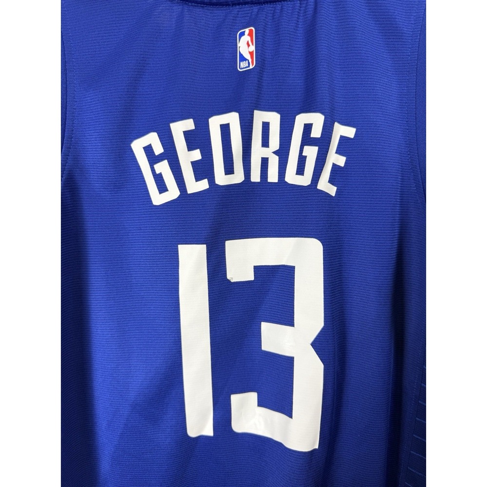 Fanatics Los Angeles Clippers Paul George NBA Basketball Jersey Youth M Blue - Picture 2 of 6
